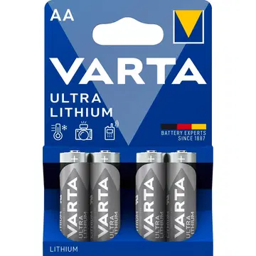 Varta patarei ultra lithium aa 4 tk