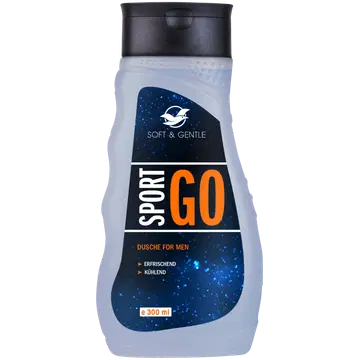 Dušigeel meestele Sportgo Soft ja Gentle 300ml