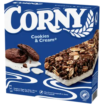 Corny Classic 6-pakk küpsise ja kreemi 138g