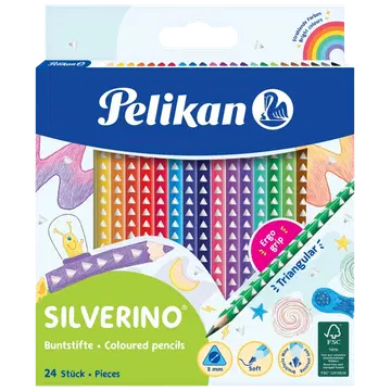 Värvipliiats 24v pelikan silverino peen