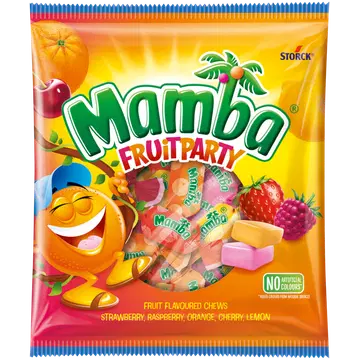 Mamba Fruitparty närimiskommid 140g