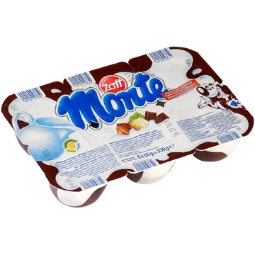 Zott Monte šokolaadi-pähkli piimadessert, 55 g, 1 TK