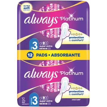 Always hügieeniside Platinum S3 12tk