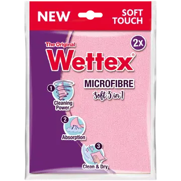 Wettex mikrokiudlappSoft 3in1 2tk