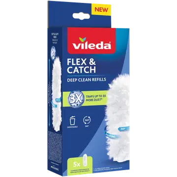 Vileda Flex&Catch tolmuharja varud 5tk
