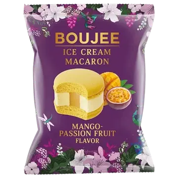 Boujee Makroon Mango Jäätis Granadilli täidisega 60 g