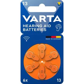 Varta kuulmisaparaadi patareid 13 6tk