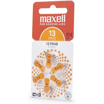 Maxell kuuldeaparaadi patareid PR48 6tk