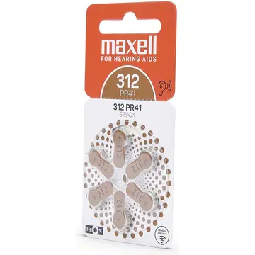 Maxell kuuldeapaaradi patarei 312 6 tk