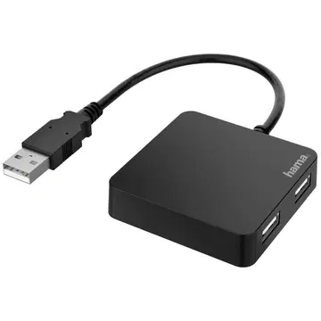 USB-Hub, 4-port, 4xUSB-A, USB 2.0