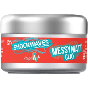 Wella juuksevaha shockwaves messy matt 75ml
