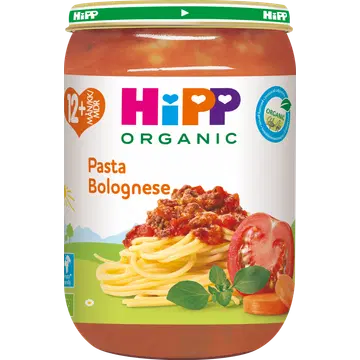 Hipp Pasta Bolognese mahe, 220g, alates 12-elukuust
