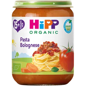 Hipp ökoloogiline pasta bolognese 15k+ 250g