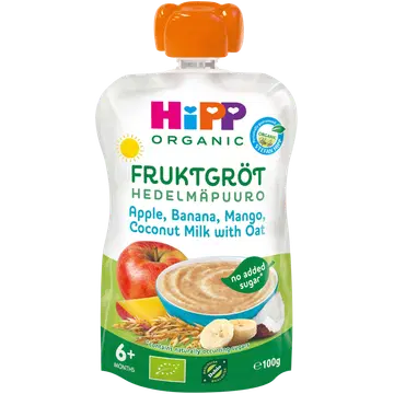 HiPP puder kookose, õuna ja mangoga 100g