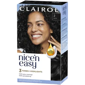 Juuksevärv Clairol püsi 2 must
