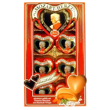 Mozart südamed karbis 80 g