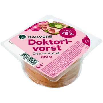 Rakvere Doktorivorst 190 G Viilutatud