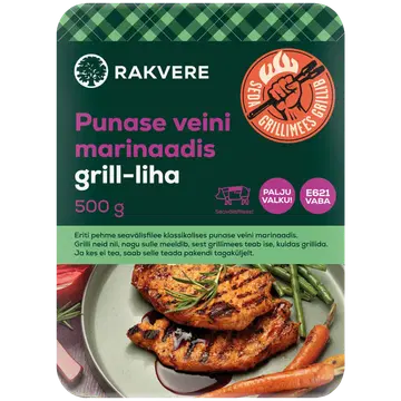 Rakvere Grill-Liha Punase Veini Marinaadis 500G