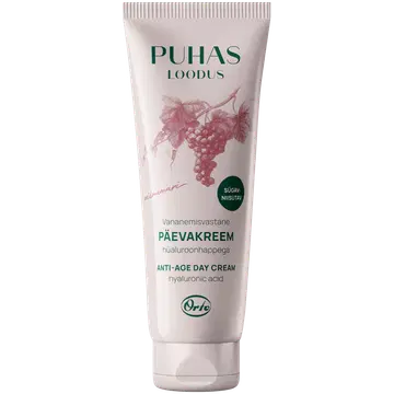 Puhas Loodus päevakreem vananemisvastane viinamari 75ml