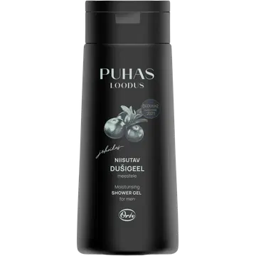 Puhas Loodus dušigeel niisutav jõhvika meestele 250ml