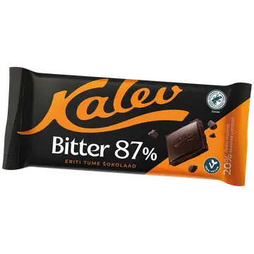 Kalev Bitter 87% eriti tume šokolaad 100 g