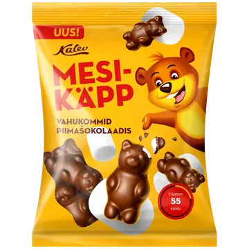 Kalev Mesikäpp vahukommid piimašokolaadis 115g