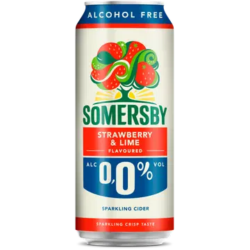 Somersby Strawberry&Lime alkoholivaba siider 500ml