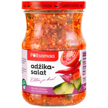 Põltsamaa adžikasalat suvikõrvitsaga 550g