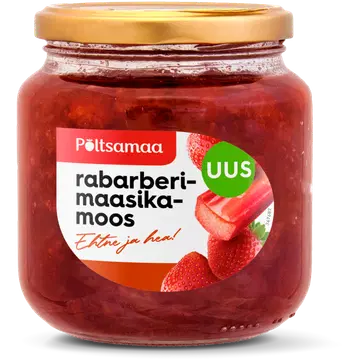 Põltsamaa rabarberi-maasikamoos 600 g