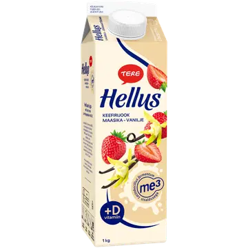 Hellus keefirijook maasika-vanilje, 1 kg
