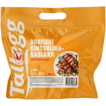 Tallegg Broileri kintsulihašašlõkk metsmustikas 800 g