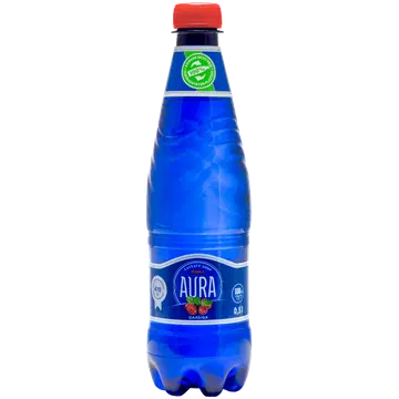 Aura Plus Pohlamaitseline kergelt gaseeritud vesi 500 ml