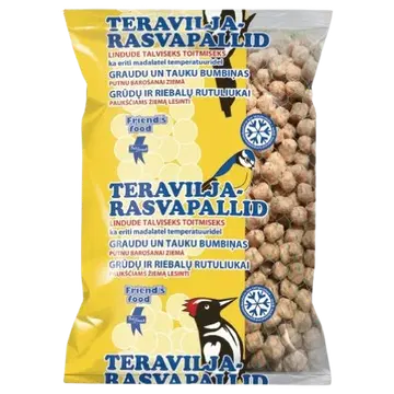 Friend's Food teravilja-rasvapallid lindude toitmiseks 2 x 120 g