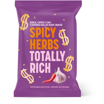 Dollar Snack küüslaugu-, murulaugu- ja tšillimaitselised kartulisnäkid 50g