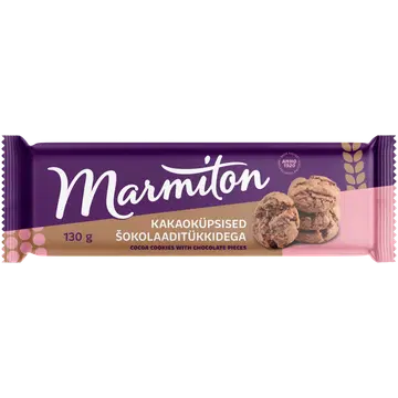 Marmiton kakaoküpsised šokolaaditükkidega 130g