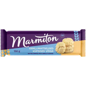 Marmiton vanillimaitselised küpsised võiga 150 g