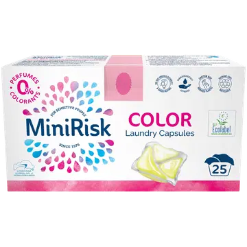 Pesukapslid Mini Risk Color lõhnatu 25tk