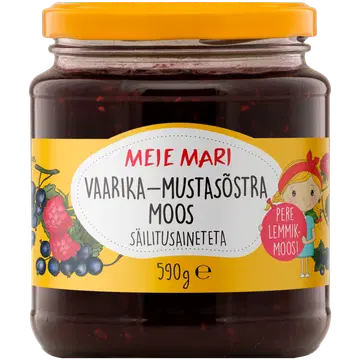 Meie Mari vaarika-mustasõstramoos 590g