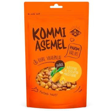 Kommi Asemel röstitud ja soolatud maisiterad 100g