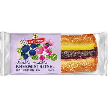 Eesti Pagar Vaarika-Mustika Kreemistritsel Kardemoniga 350 G