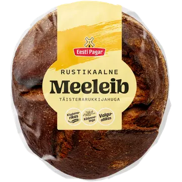Eesti Pagar Rustikaalne Meeleib täisterarukkijahuga 500 g