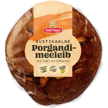Eesti Pagar Rustikaalne Porgandi-meeleib köömnetega 500 g