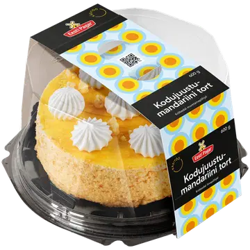 Eesti Pagar Kodujuustu-Mandariini Tort 600 g