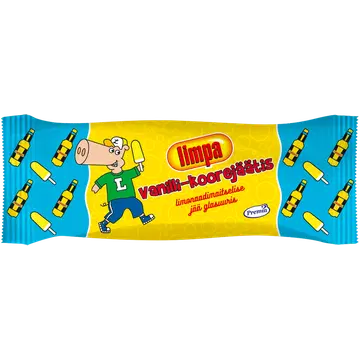 Premia Limpa Vanilli-Koorejäätis limonaadimaitselise jääga 60g/74 ml