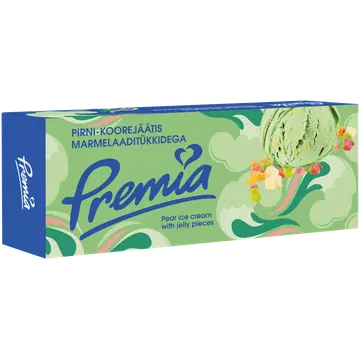 Premia Pirni-Koorejäätis Marmelaaditükkidega 480g/1 l