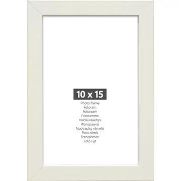 Pildiraam Nina 10 x 15 cm, valge MDF