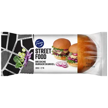 FAZER STREET FOOD BRIOCHE BURGERIKUKKEL 160 G