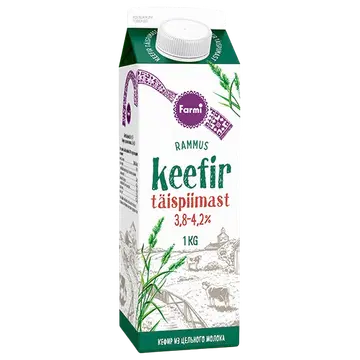 Farmi Keefir täispiimast 3,8-4,2%, 1 kg