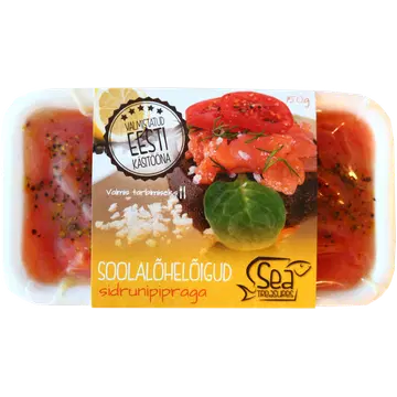 Sea Treasures Soolalõhelõigud Sidrunpipraga 150 G