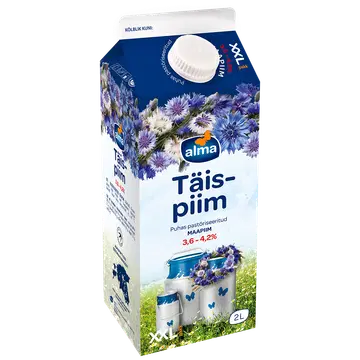 Alma täispiim 3,6-4,2% 2l